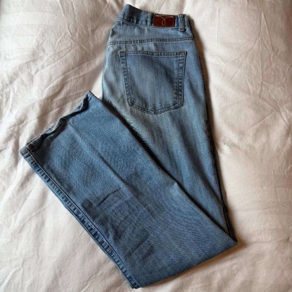 Calvin Klein Jeans Women’s Size 10 Light Wash Straight Leg Stretch Denim